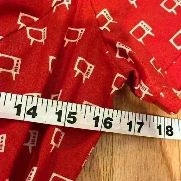 NWOT Heart of Haute Retro TV Console print Rockabilly Pin Up dress sz medium - Picture 6 of 10